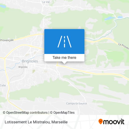 Lotissement Le Mistralou map