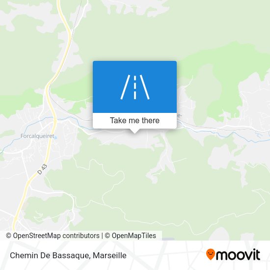 Chemin De Bassaque map