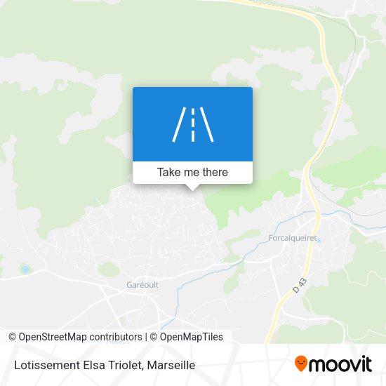 Lotissement Elsa Triolet map