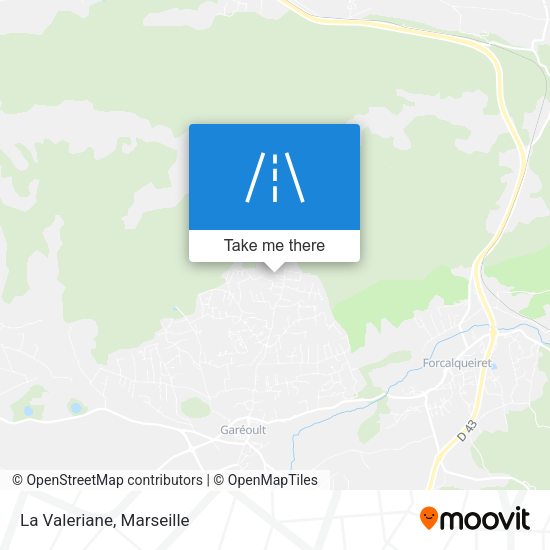 La Valeriane map