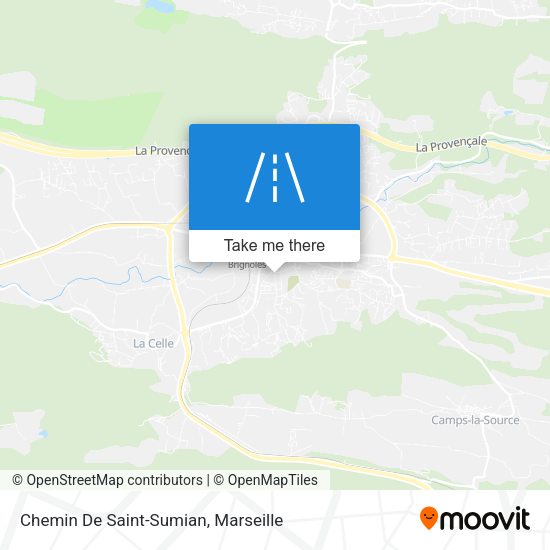 Chemin De Saint-Sumian map