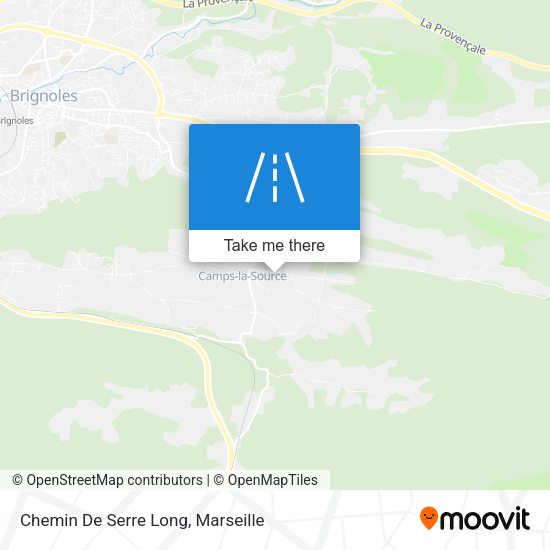 Chemin De Serre Long map