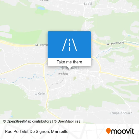 Rue Portalet De Signon map