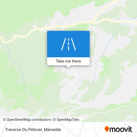 Traverse Du Pélicier map
