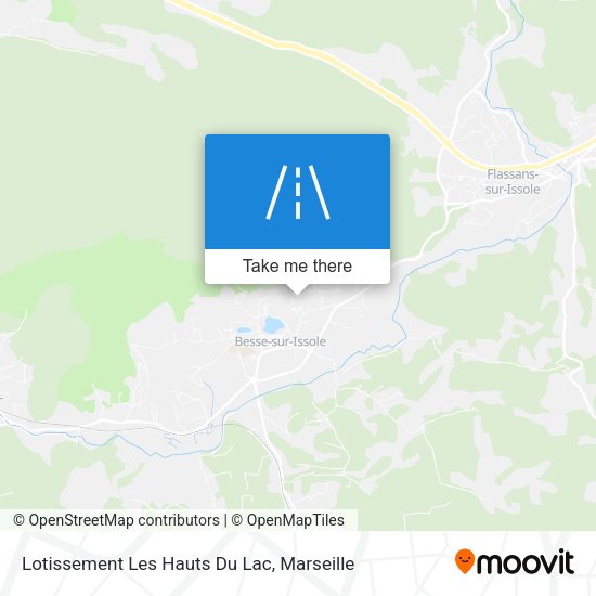Lotissement Les Hauts Du Lac map