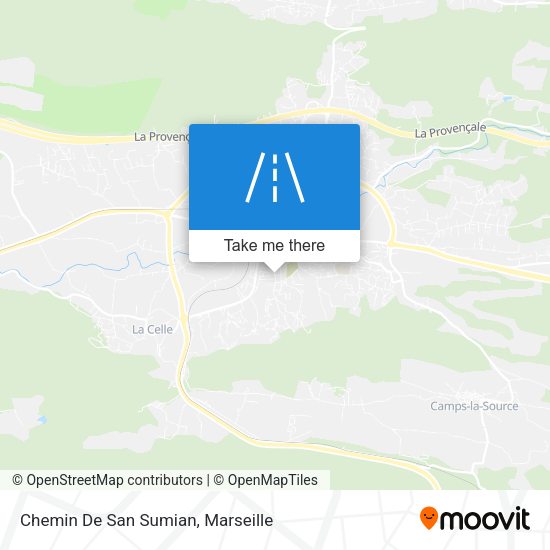 Chemin De San Sumian map