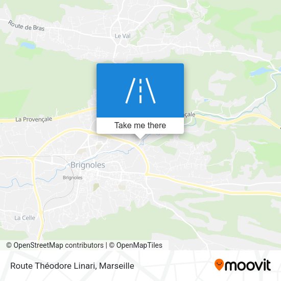 Route Théodore Linari map