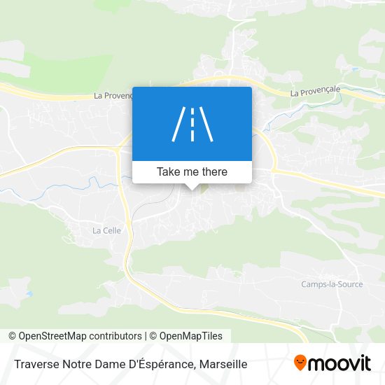 Traverse Notre Dame D'Éspérance map