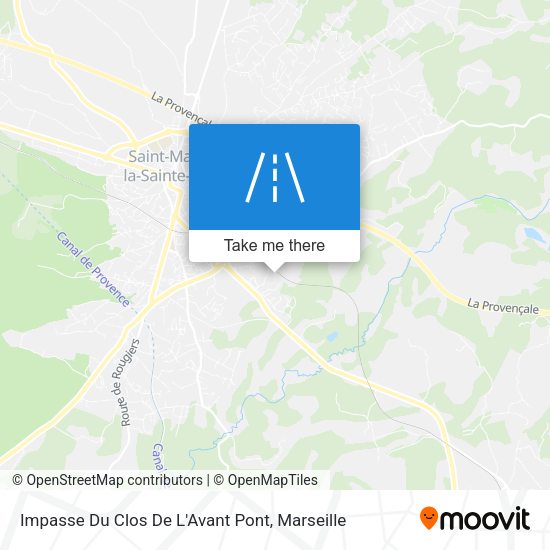 Impasse Du Clos De L'Avant Pont map