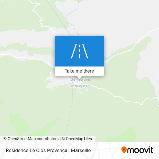 Résidence Le Clos Provençal map