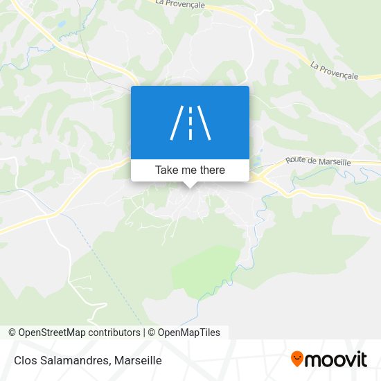 Clos Salamandres map