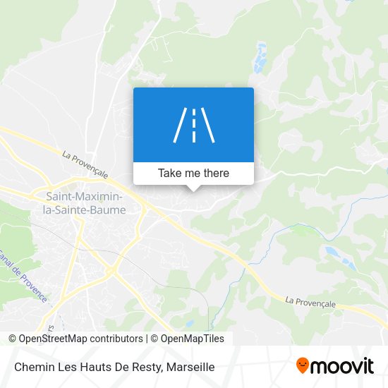 Chemin Les Hauts De Resty map