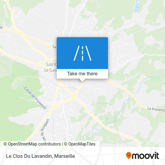 Le Clos Du Lavandin map