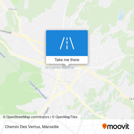 Chemin Des Vertus map