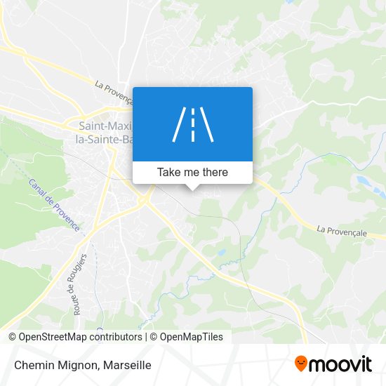 Chemin Mignon map