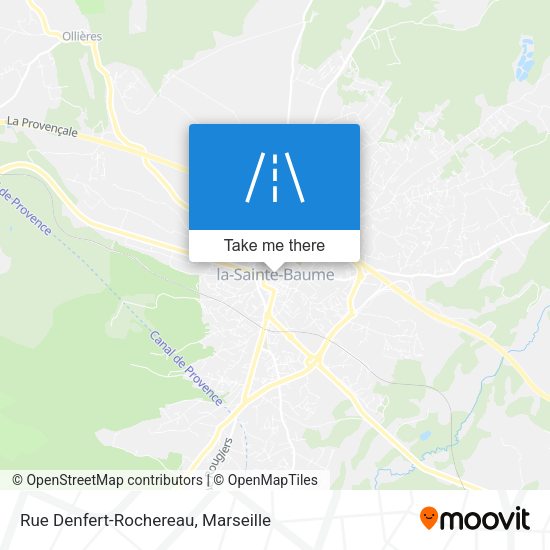 Rue Denfert-Rochereau map