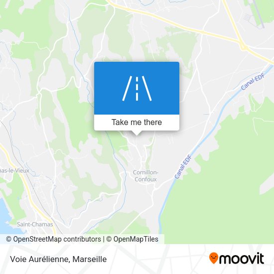 Voie Aurélienne map