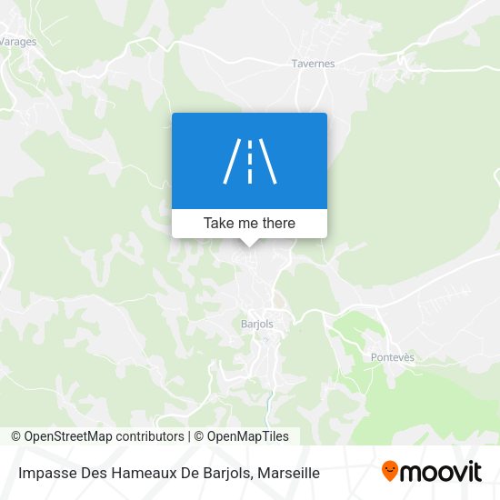 Impasse Des Hameaux De Barjols map