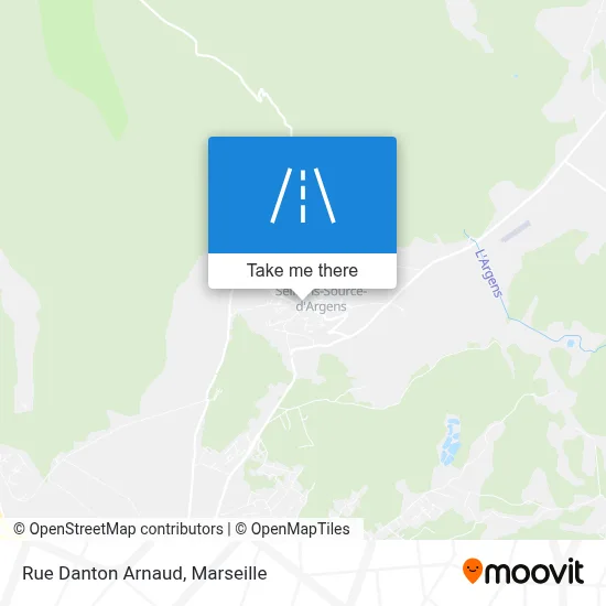 Rue Danton Arnaud map
