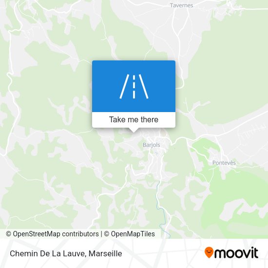 Chemin De La Lauve map