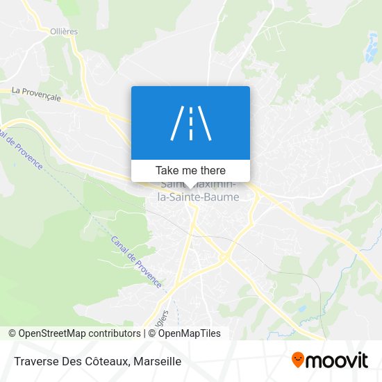 Traverse Des Côteaux map