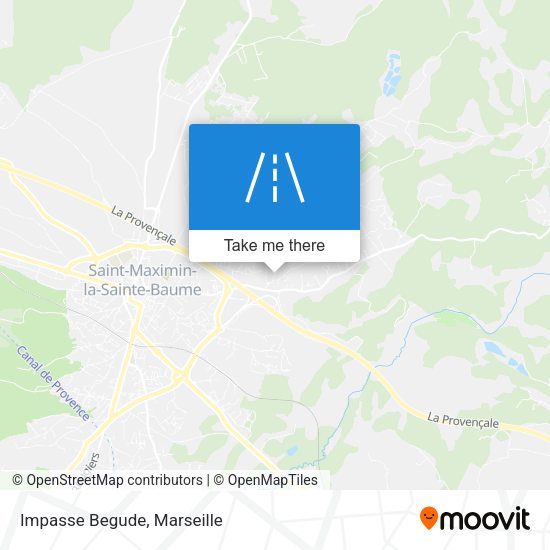 Impasse Begude map