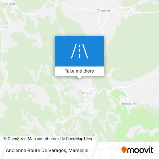 Ancienne Route De Varages map