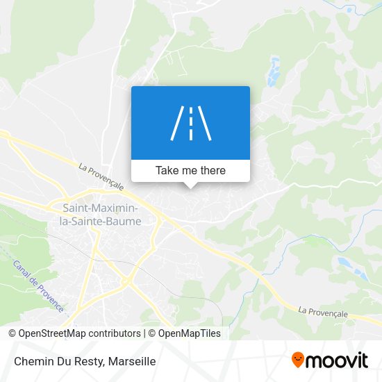 Chemin Du Resty map