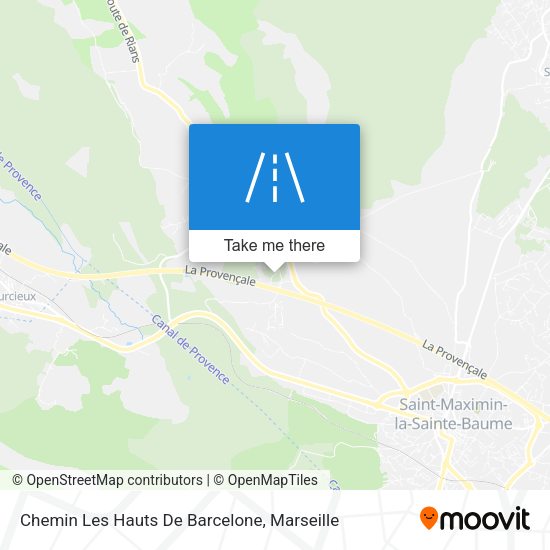 Chemin Les Hauts De Barcelone map