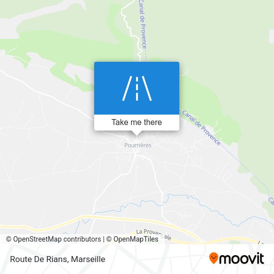 Route De Rians map