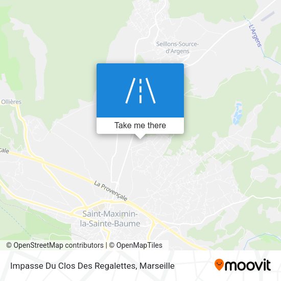 Impasse Du Clos Des Regalettes map