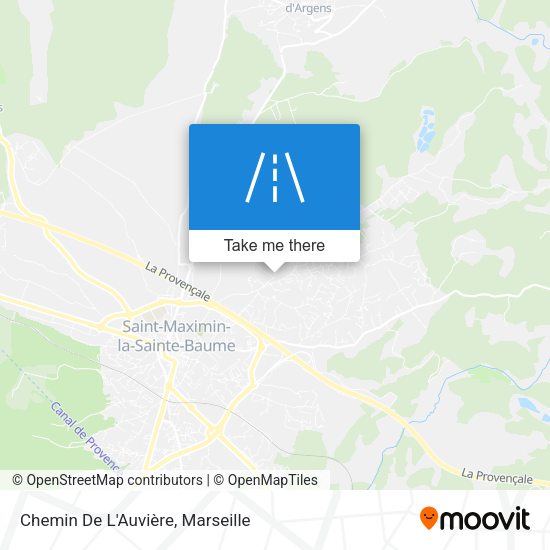 Chemin De L'Auvière map