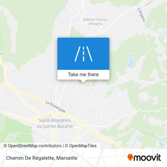Chemin De Régalette map