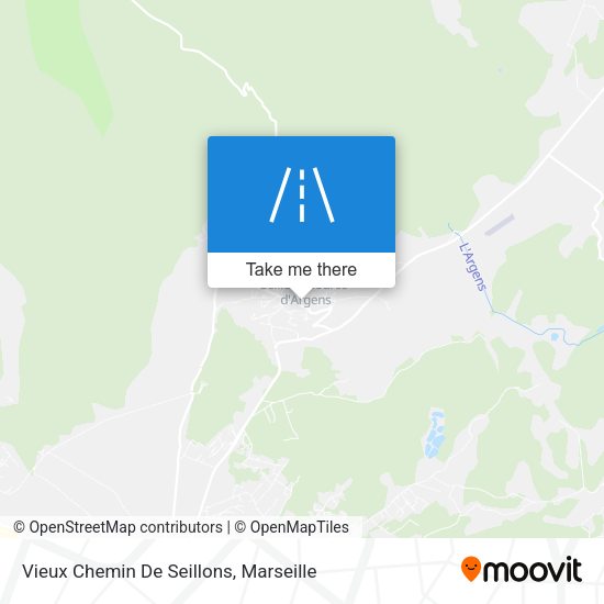 Vieux Chemin De Seillons map