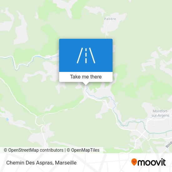 Chemin Des Aspras map