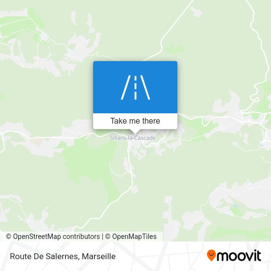 Route De Salernes map