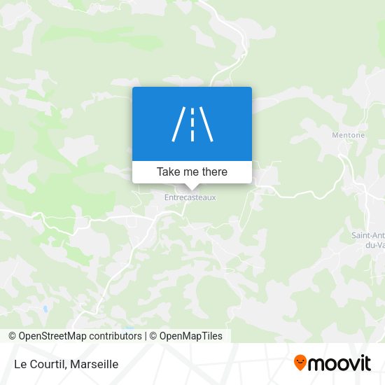 Le Courtil map