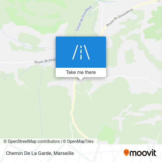 Chemin De La Garde map