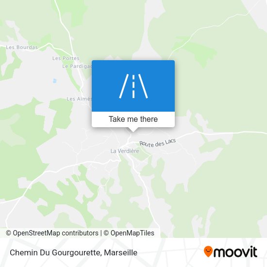 Chemin Du Gourgourette map
