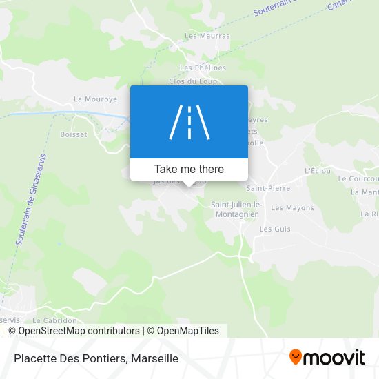 Placette Des Pontiers map