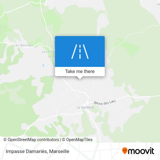 Impasse Damariès map