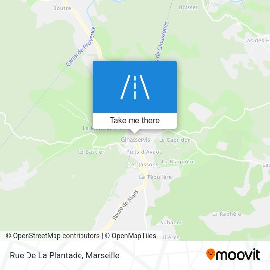Rue De La Plantade map