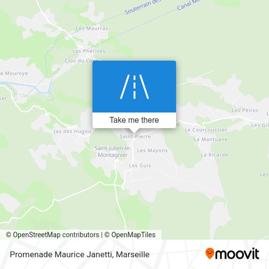 Promenade Maurice Janetti map