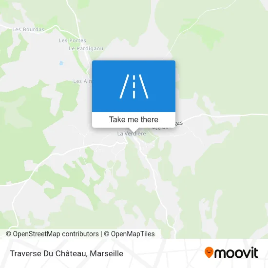 Traverse Du Château map