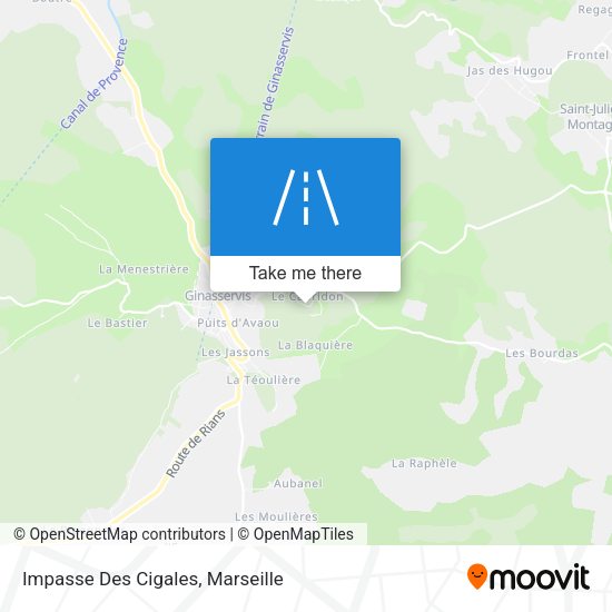 Impasse Des Cigales map