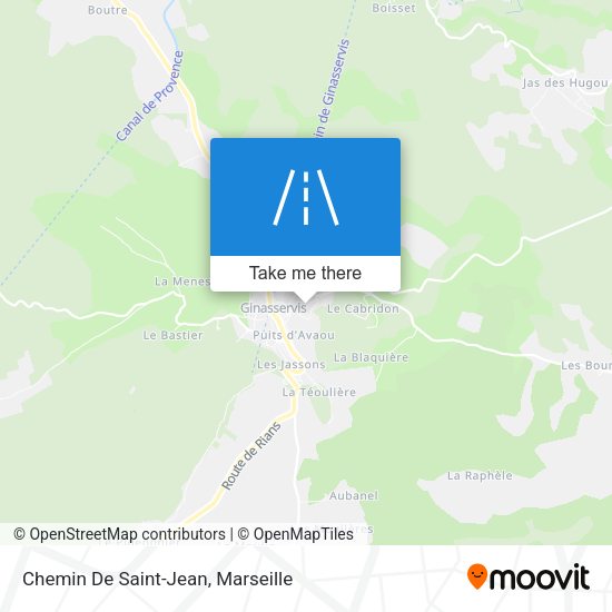 Chemin De Saint-Jean map