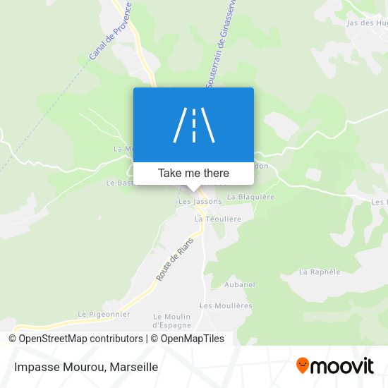 Impasse Mourou map
