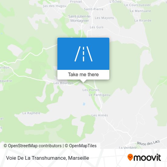 Voie De La Transhumance map