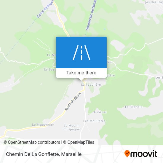 Chemin De La Gonflette map