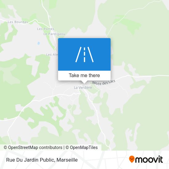 Rue Du Jardin Public map